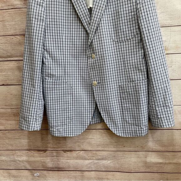 JKT NEW YORK PLAID BLAZER IN 100% COTTON - Picture 3 of 7